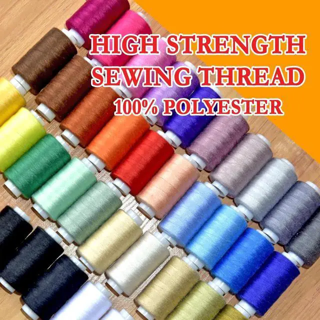 Alt view image 4 of 6 - All Purpose Sewing Thread-2 Spools of Hand Polyester Sewing Thread for Sewing Machine for Hand and Machine Sewing(Dark Pewter Grey, 2 spools)
