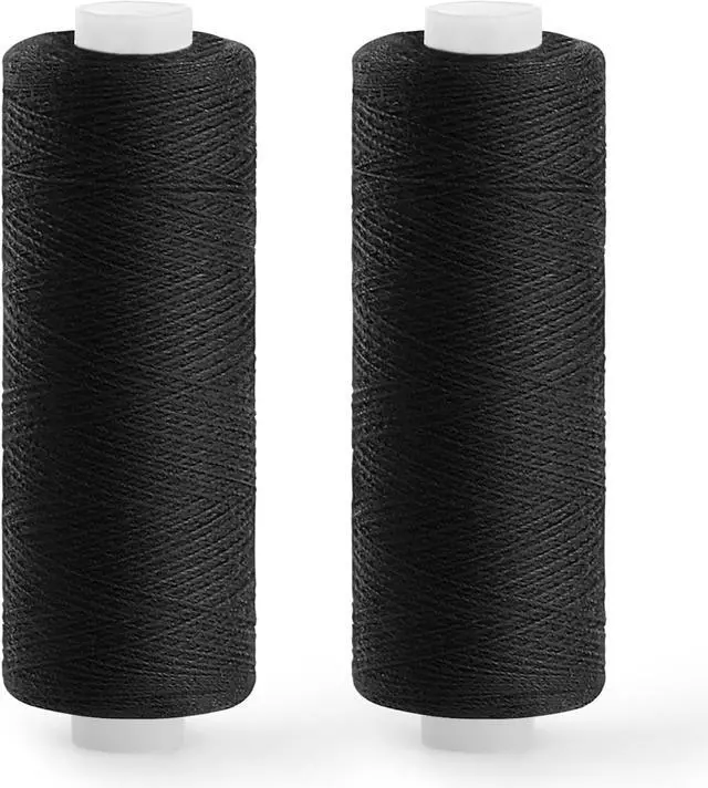 Main image of ZMAAGG Sewing Thread, Black Thread for Sewing Machine, 2 PCS 200 Yards | Sewing Threads for Sewing Machine, Polyester Thread for Sewing Machine, White Thread for Sewing, Hand Stitching, Embroidery
