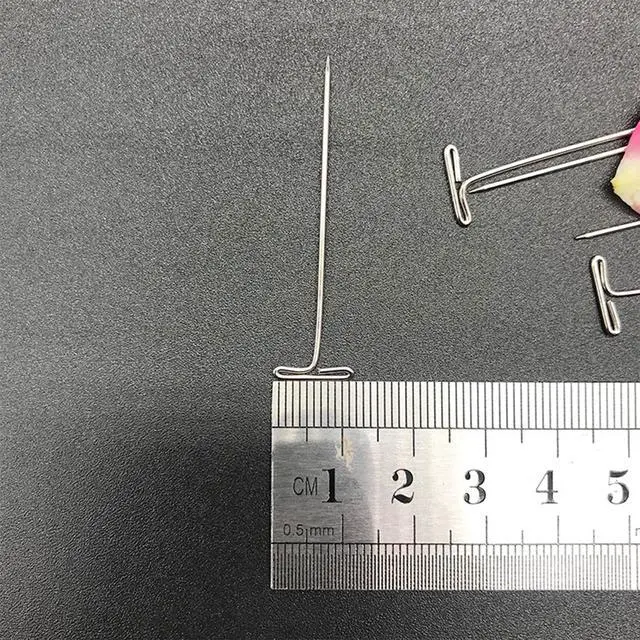 Alt view image 4 of 6 - 150 Pcs T Pins, Sewing Pins for Blocking Knitting, Modelling, Wig Making and Crafts, Straight Pins T-Pins Stainless Steel Nickel Plated with Storage Box (1.5 Inch2 Inch)