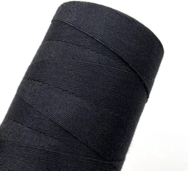 Alt view image 3 of 6 - Thick Polyester Thread for Wig Making & Hair Extension Sewing, Black, 3 Pcs Curved Needles
