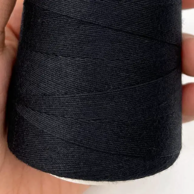 Alt view image 4 of 6 - Thick Polyester Thread for Wig Making & Hair Extension Sewing, Black, 3 Pcs Curved Needles