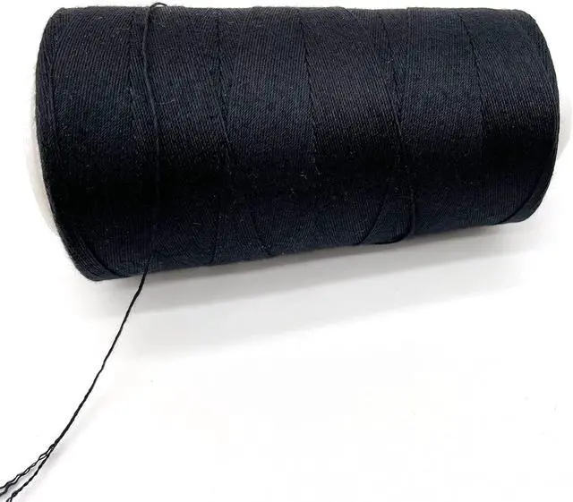 Alt view image 5 of 6 - Thick Polyester Thread for Wig Making & Hair Extension Sewing, Black, 3 Pcs Curved Needles