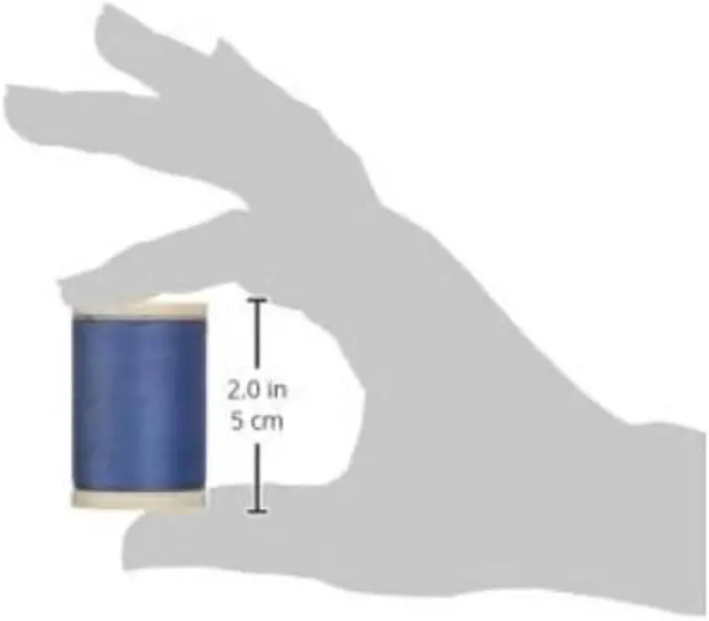 Alt view image 7 of 7 - Coats & Clark Cotton All Purpose Sewing Thread 100% Mercerized Cotton 225 Yards Each Spool S970 2 Pack Bundle with 3 Bella's Crafts Needle Threaders (Natural)