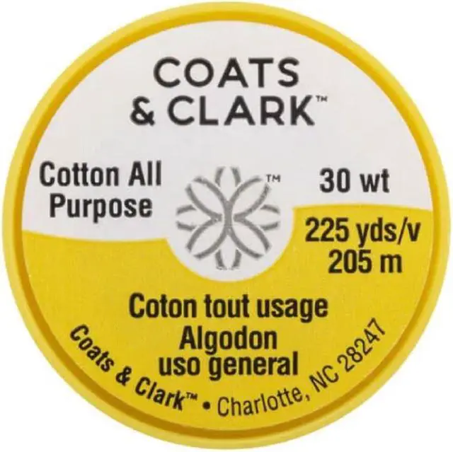 Alt view image 5 of 7 - Coats & Clark Cotton All Purpose Sewing Thread 100% Mercerized Cotton 225 Yards Each Spool S970 2 Pack Bundle with 3 Bella's Crafts Needle Threaders (Natural)