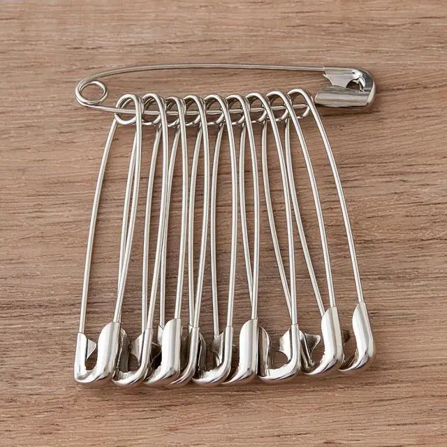 Alt view image 2 of 5 - 30PCS 3 inch Silver Safety Pins - Your Versatile Pinning Solution for Sewing, Crafts & More