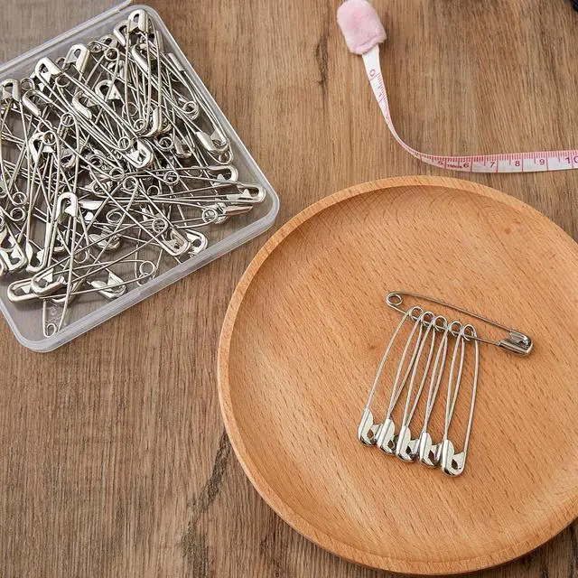 Alt view image 3 of 5 - 30PCS 3 inch Silver Safety Pins - Your Versatile Pinning Solution for Sewing, Crafts & More