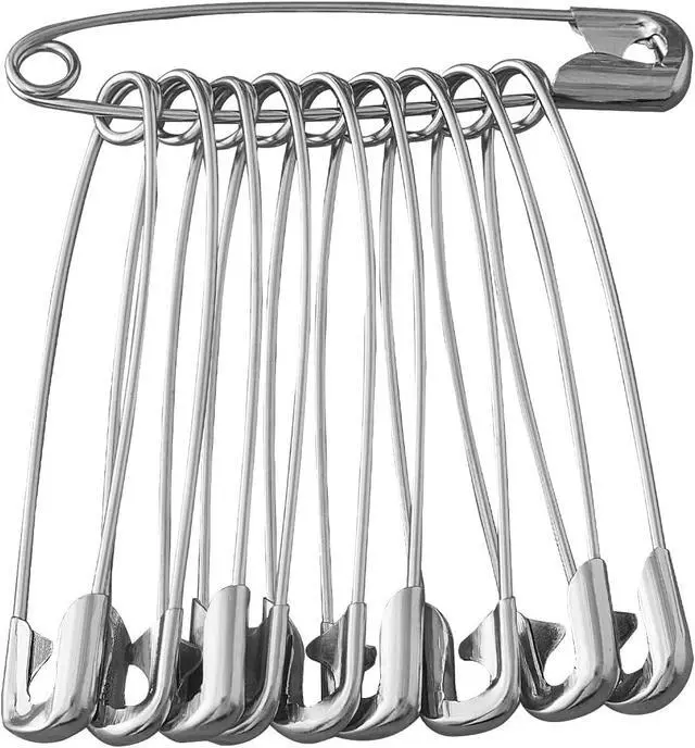 Alt view image 5 of 5 - 30PCS 3 inch Silver Safety Pins - Your Versatile Pinning Solution for Sewing, Crafts & More