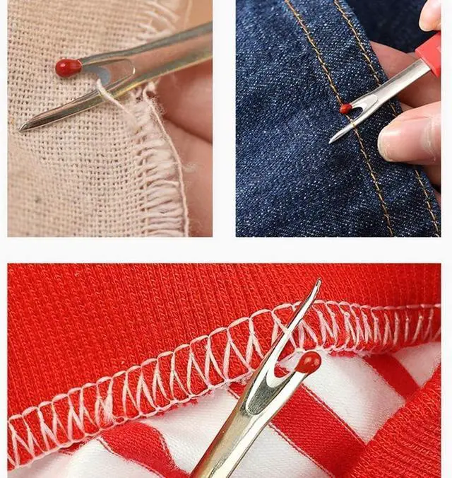 Alt view image 3 of 7 - MUUZLL Seam Rippers, Seam Ripper and Thread Remover Kit, Sharp Sewing Seam Thread Remover Stitch Unpicker with Ergonomic Handles for Needle Work Patterns and Sewing Clothes