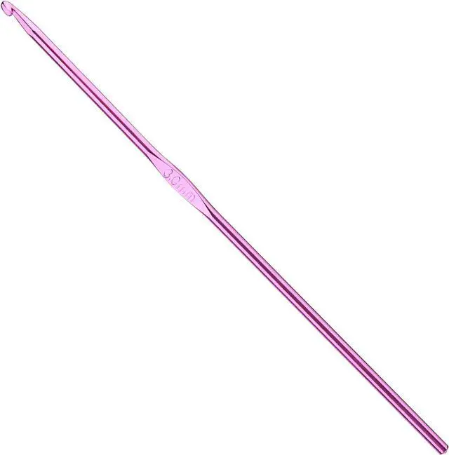 Main image of Iuuidu 3mm Aluminum Crochet Hook, Smooth Crochet Needles | Crochet Hooks for Arthritic Hands, Knitting Needles for Yarn Craft, Great Handmade DIY Present for Friends, Random Color