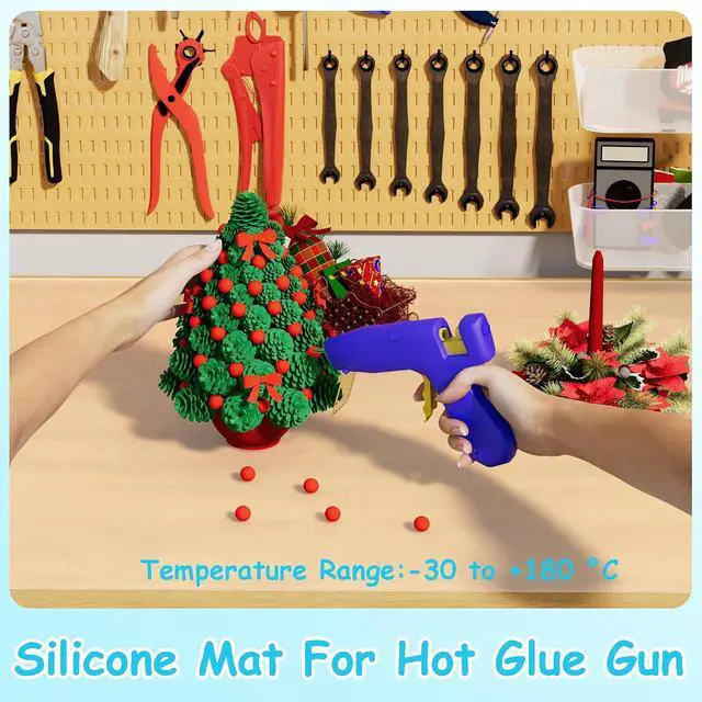 Alt view image 6 of 7 - PABUSIOR Clear Silicone Mats for Crafts: Non-Slip Heat Resistant 2/Pack | Translucent Nonstick Silicone Placemats - Silicone Pad for Jewelry Art Epoxy Resin Slime Sheet Nail DIY 11.8"W x 15.75"L