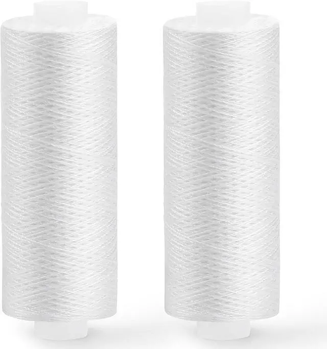 Main image of ZMAAGG Sewing Thread, White Thread for Sewing Machine, 2 PCS 200 Yards | Sewing Threads for Sewing Machine, Polyester Thread for Sewing Machine, White Thread for Sewing, Hand Stitching, Embroidery