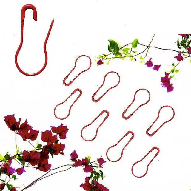 Alt view image 3 of 7 - 500 Pcs Red Bulb Pins 0.8" Gourd Safety Pins for Craft Project, Home Accessories