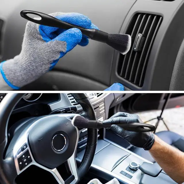 Alt view image 5 of 7 - 3PCS Wheel Brush Kit for Cleaning Wheel and Tire, Wheel and Rim Brush, Car Detailing Brushes, Bendable & Durable Car Wheel Rim Cleaner Brush Set,Car Detailing Cleaning Brush Supplies Kit