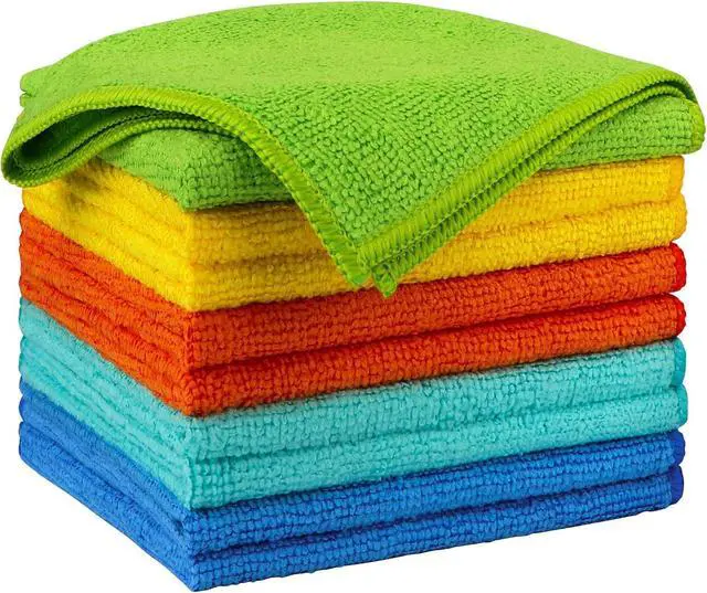 Main image of AIDEA Microfiber Cleaning Cloth 10PK, Microfiber Towels for Cars 12"×12" | Car Wipes, Dusting Cloth Cleaning Rags, Cleaning Towels for SUVs, House, Kitchen, Window, Workshops, Cleaning Supplies