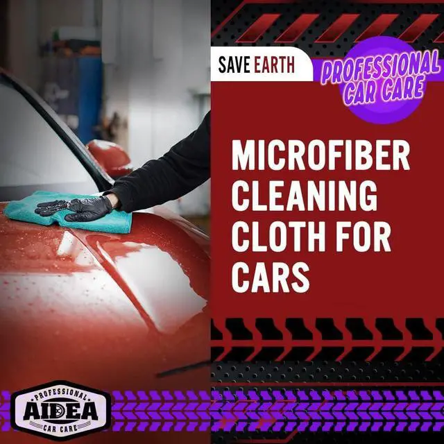 Alt view image 4 of 7 - AIDEA Microfiber Cleaning Cloth 10PK, Microfiber Towels for Cars 12"×12" | Car Wipes, Dusting Cloth Cleaning Rags, Cleaning Towels for SUVs, House, Kitchen, Window, Workshops, Cleaning Supplies