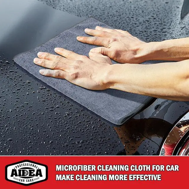 Alt view image 2 of 7 - AIDEA Microfiber Cleaning Cloth 12 Pack, Microfiber Towels for Cars, Soft & Absorbent Cleaning Rags, Premium Lint Free Shop Towels for House, Kitchen, Car, 12inx16in