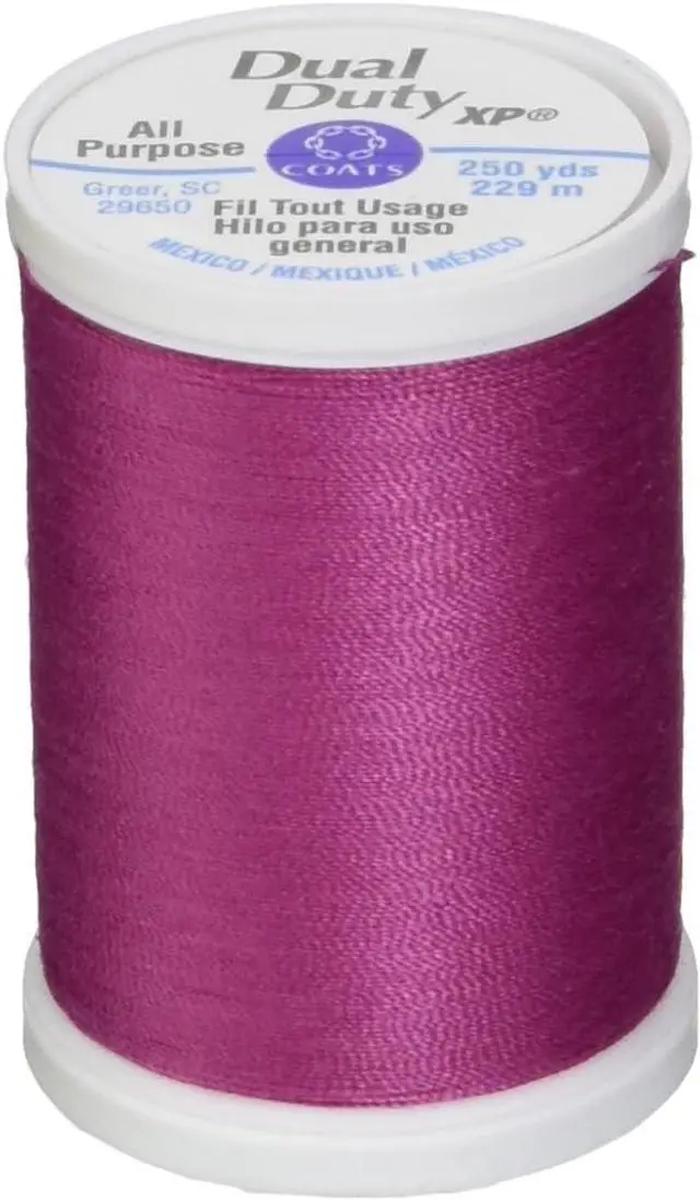 Main image of Coats Thread & Zippers S910-3050 Dual Duty XP General Purpose Thread, 250-Yard, Magenta
