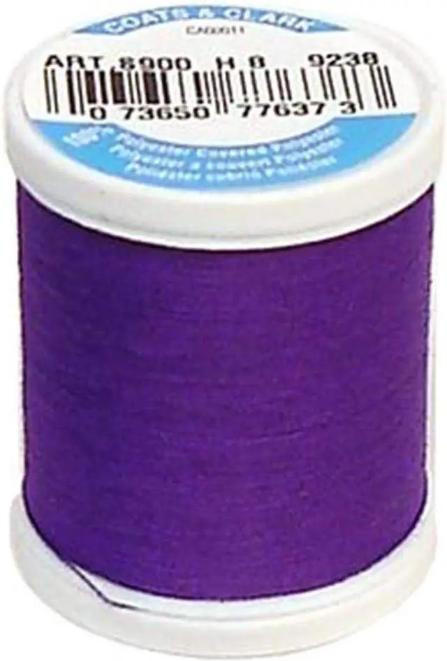 Main image of Coats Thread & Zippers Dual Duty XP General Purpose Thread, 125-Yard, Bright Purple