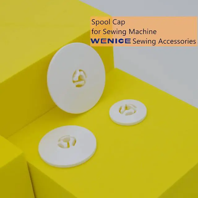 Alt view image 4 of 7 - Spool Cap Sewing Machine Spool Pin Cap Small Medium Large Replacement Spool Cap, 45 mm, 35 mm and 25 mm(6 Pieces)