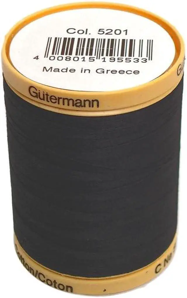 Alt view image 4 of 4 - Gutermann Natural Cotton Thread Solids 876yd, Black