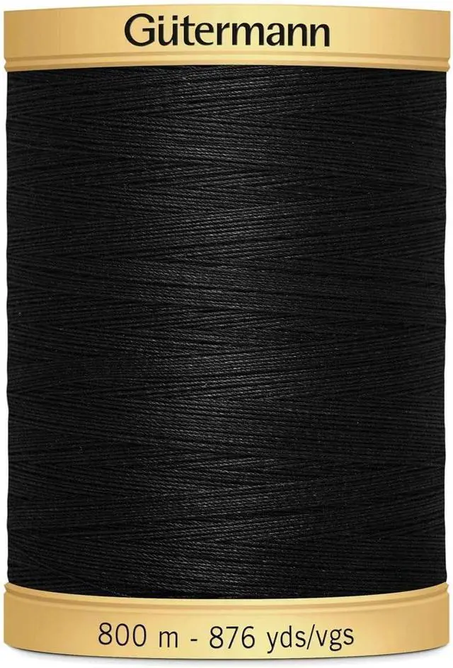 Alt view image 2 of 4 - Gutermann Natural Cotton Thread Solids 876yd, Black