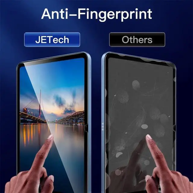Alt view image 6 of 6 - JETech Screen Protector for iPad (A16) 11th/10th Gen, 2-Pack | For 2025/2022 Model, HD Clear, Anti-Scratch Tempered Glass