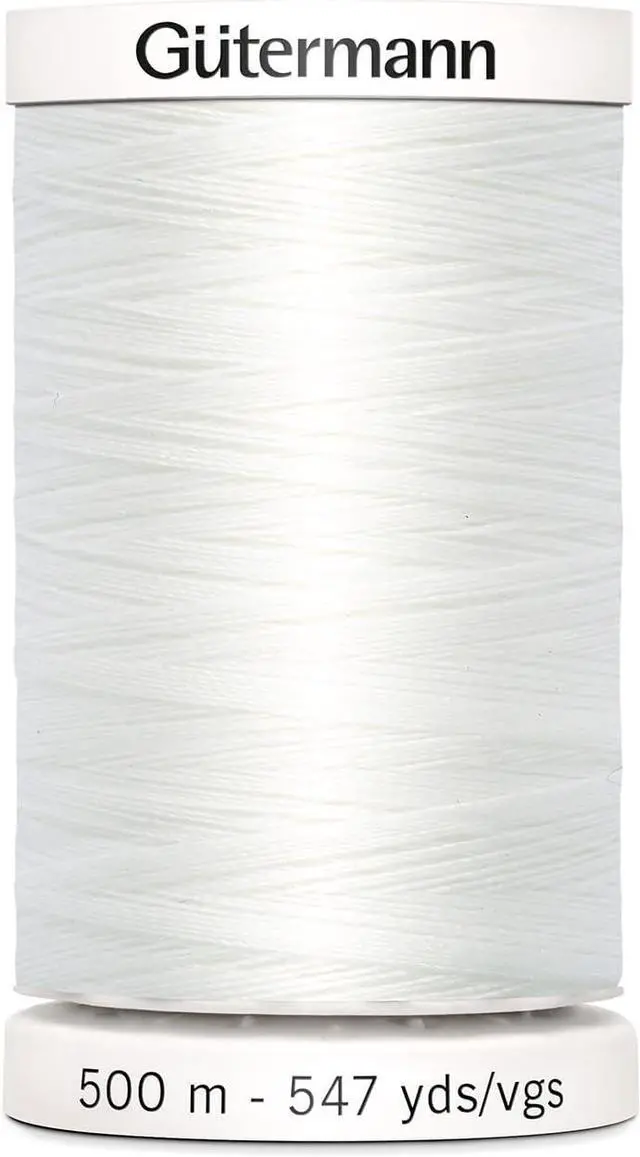 Main image of Gutermann 24333 Sew-All Thread 547 Yards-Nu White