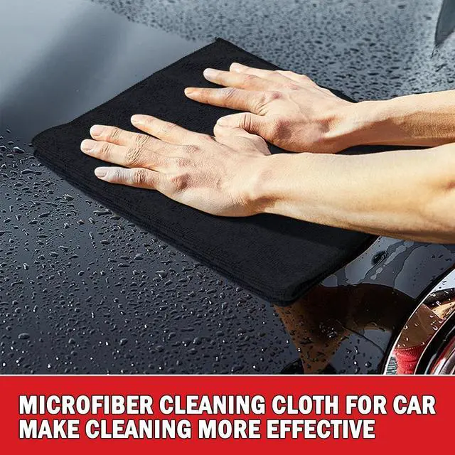 Alt view image 2 of 7 - AIDEA Microfiber Cleaning Cloth 5 Pack, Microfiber Towels for Cars, Soft & Absorbent Cleaning Rags, Premium Lint Free Shop Towels for House, Kitchen, Car, 12inx16in