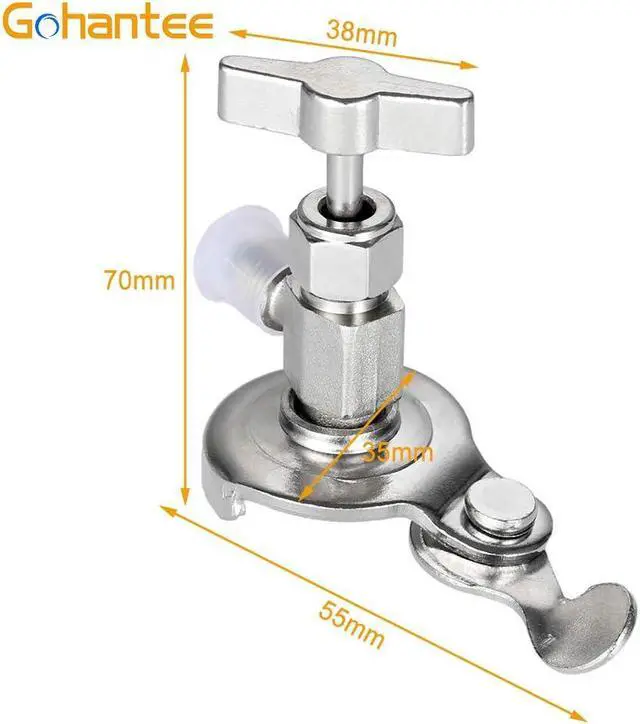 Alt view image 5 of 6 - R134A Can Tap, Dispensing Valve Bottle Opener 1/4 SAE for R12 R22 R502 | Universal Refrigerant Dispenser Valve Tool