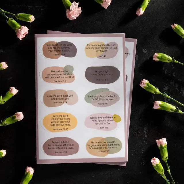 Alt view image 6 of 6 - DiverseBee Motivational Bible Verse Stickers, Inspirational Pack (Faith) | 80 Christian Stickers for Water Bottles Laptop Journaling, Jesus Faith Stickers, Religious Christian Gifts for Women and Men