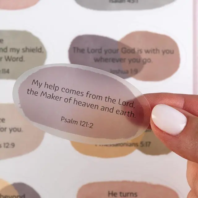 Alt view image 5 of 6 - DiverseBee Motivational Bible Verse Stickers, Inspirational Pack (Faith) | 80 Christian Stickers for Water Bottles Laptop Journaling, Jesus Faith Stickers, Religious Christian Gifts for Women and Men