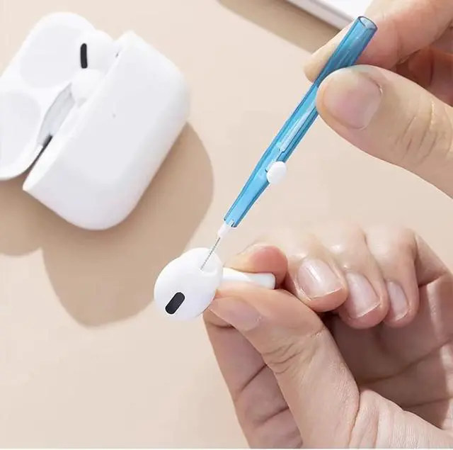 Alt view image 4 of 6 - 5pcs Cell Phone Cleaning Kit Dual Side Multifunction Tools Anti-Clogging Nylon Brushes & Hook Cleaner for iPhone 17 Pro Max Charging Port, Phone Speaker Mini Cleaning Kits