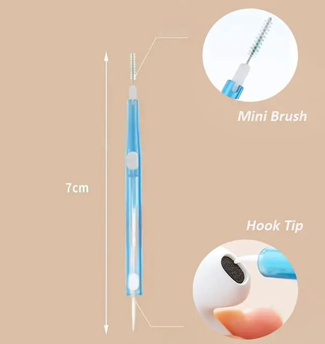 Alt view image 6 of 6 - 5pcs Cell Phone Cleaning Kit Dual Side Multifunction Tools Anti-Clogging Nylon Brushes & Hook Cleaner for iPhone 17 Pro Max Charging Port, Phone Speaker Mini Cleaning Kits