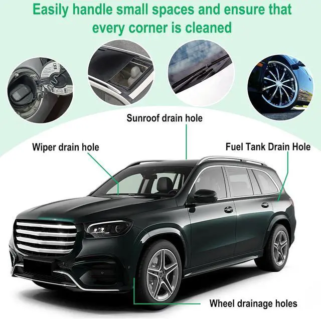Alt view image 6 of 7 - Auto Sunroof Drain Cleaning Tool, 78 Inch Flexible Tube Cleaning Brush | Drain Brush Extra Long Pipe Cleaners for Cars, Car Accessories, Car Sunroof Drain Hole Cleaner for Drains, Sewers, Windshield