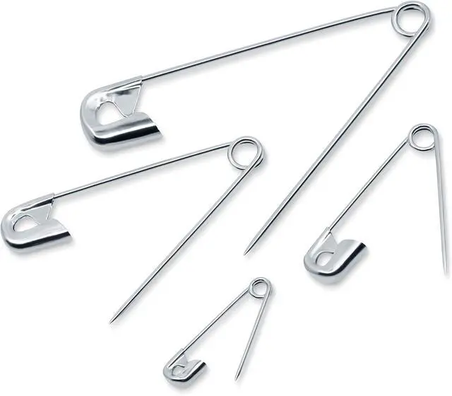 Alt view image 3 of 7 - Dritz 1460 Safety Pins, Nickel Plated Steel, Assorted Sizes (100-Count)
