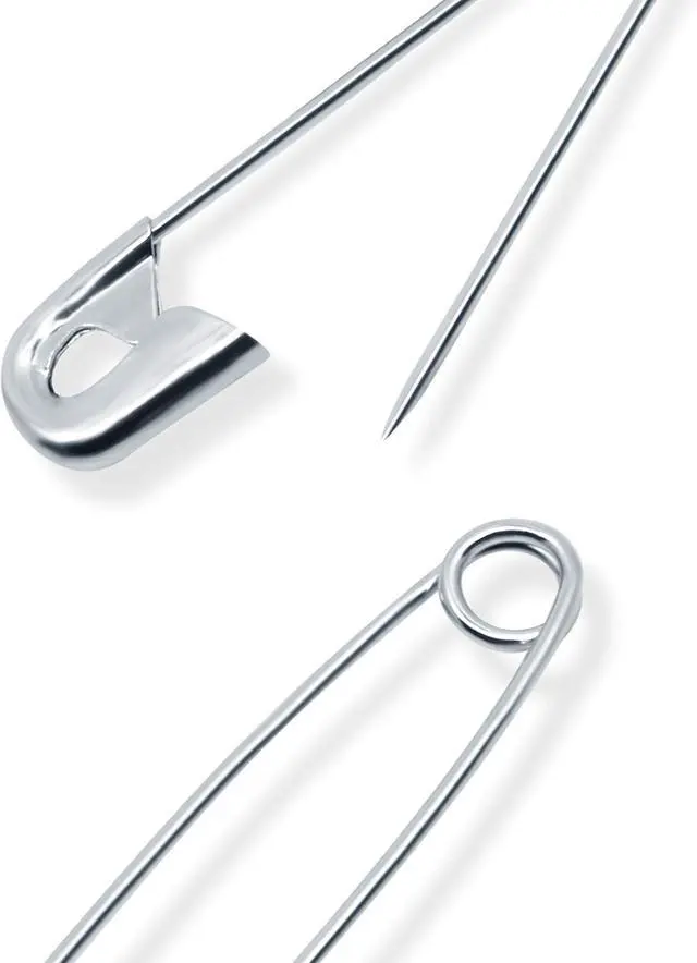 Alt view image 5 of 7 - Dritz 1460 Safety Pins, Nickel Plated Steel, Assorted Sizes (100-Count)