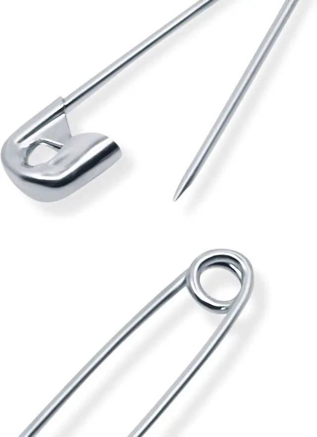 Alt view image 7 of 7 - Dritz 1460 Safety Pins, Nickel Plated Steel, Assorted Sizes (100-Count)