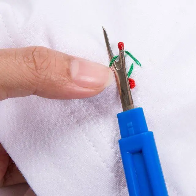 Alt view image 6 of 6 - 8Pcs Sewing Seam Rippers, 4 Big and 4 Small Stitch Remover Tools | Weico Handy Thread Ripper for Embroidery, Clothing Tags, Rubber Bands Soft Elastic Bands Removing