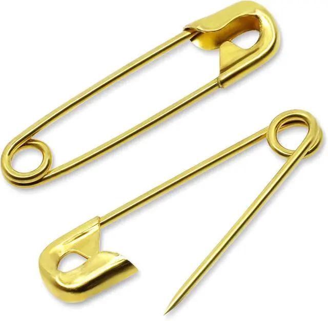 Alt view image 2 of 4 - Dritz 72-20-35 Safety Pins, Brass, Size 00 (15-Count)
