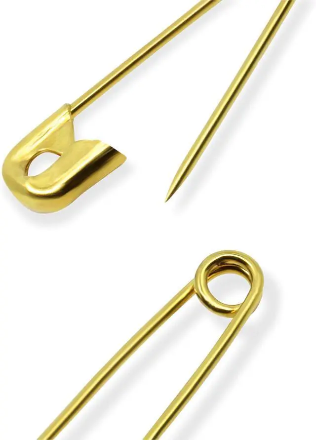 Alt view image 3 of 4 - Dritz 72-20-35 Safety Pins, Brass, Size 00 (15-Count)