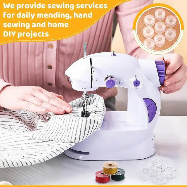 Alt view image 4 of 7 - LOKUNN 25 Pcs Bobbins for Sewing Machine Plastic Bobbins for Sewing | Sa156 Bobbins, Bobbins Class 15, Bobbins for Sewing Machine Sewing Accessories, Plastic Bobbin with Case (25 pcs)