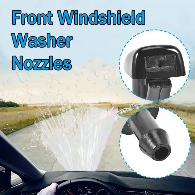 Alt view image 4 of 7 - Front Windshield Washer Nozzles, Replaces OEM #55157323AA, 55157352AA | 55372143AB, 68260443AA, 55079049AA, 15247800, Front Windshield Washer Nozzle Wiper Spray Kit Fit for Grand Cherokee Malibu