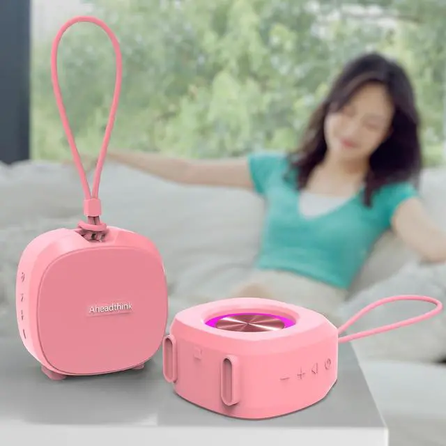 Alt view image 2 of 7 - Bluetooth Speaker, Portable Wireless, IPX5 Waterproof Speaker, Bluetooth 5, RGB Color Lights, Loud Stereo Sound, Bass, TWS Pairing, Suitable for Party, Home, Outdoor Use for Long Time Playing.