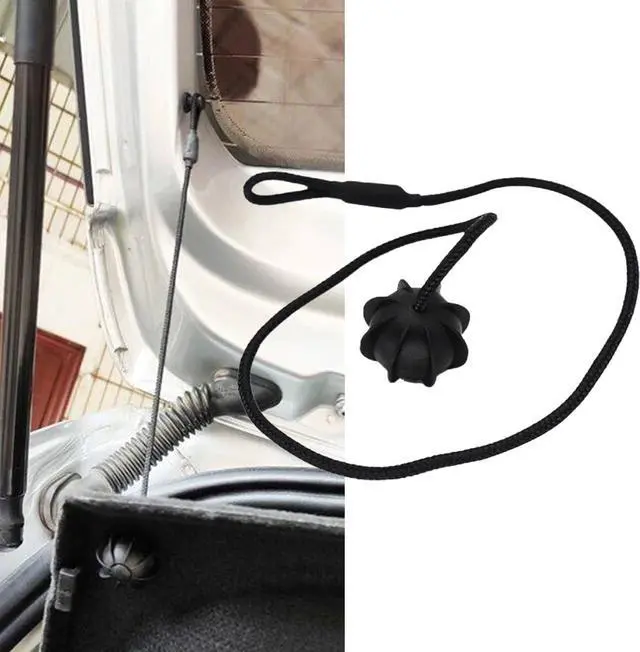 Main image of HAOBO Rear Parcel Shelf String, Tonneau Cover Strap Cord, Rear Trunk Parcel Shelf String Hanging Rope, Hatchback Trunk Cover Straps Universal Car Accessories Replacement for Most Cars