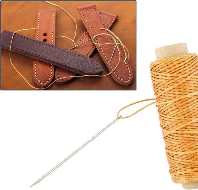 Alt view image 3 of 7 - JANYUN 264 Yards 150D Leather Sewing Waxed Thread Cord for Leather Craft DIY 1mm Diameter 8 Colors Sewing Thread Cord,Each of 33 Yards (Color A)