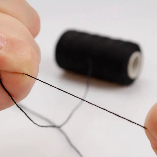 Alt view image 5 of 7 - Ryalan Weaving Needle Combo Deal Black Thread with 10pcs Needle for Making Wig Sewing Hair Weft Hair Weave Extension, Big Medium and Small C J Shape Curved Needle I Needle (3 Thread Black + 10 Needle)
