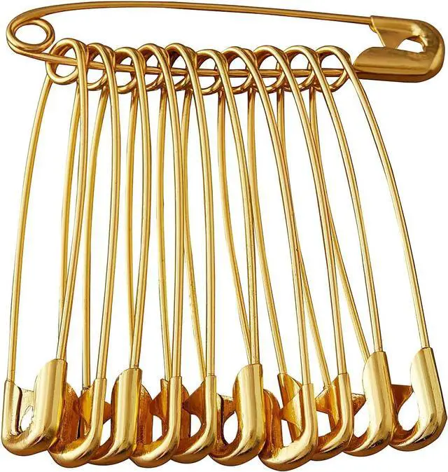Main image of 30PCS 2 inch Gold Safety Pins - Your Versatile Pinning Solution for Sewing, Crafts & More