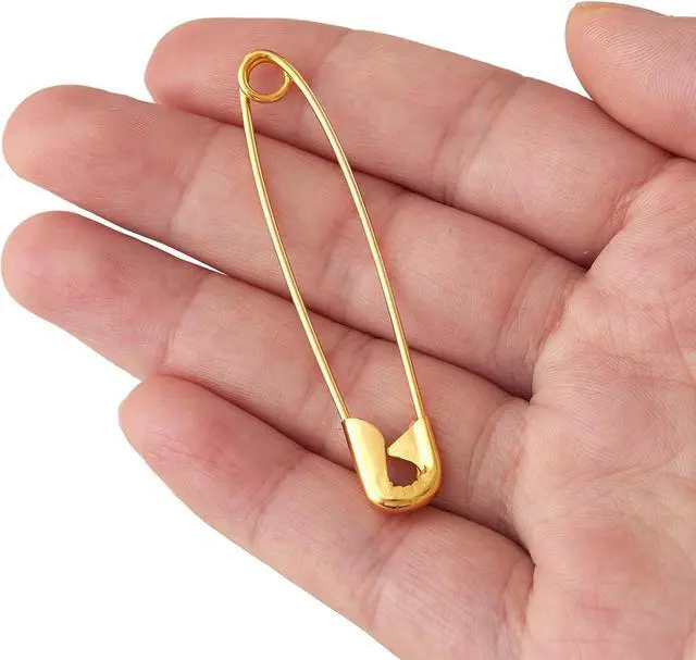 Alt view image 4 of 7 - 30PCS 2 inch Gold Safety Pins - Your Versatile Pinning Solution for Sewing, Crafts & More