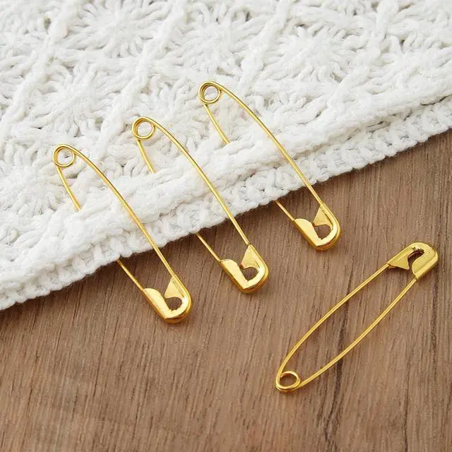 Alt view image 6 of 7 - 30PCS 2 inch Gold Safety Pins - Your Versatile Pinning Solution for Sewing, Crafts & More