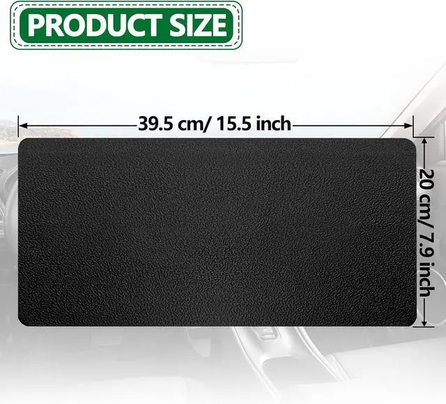 Alt view image 7 of 7 - Dashboard mat Rubber Non-Slip mat, 15.7"x7.8" Large Size car Non-Slip mat, car Dashboard Accessories for car Interior Organizer.